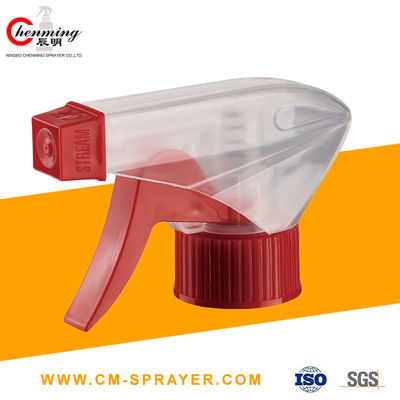 Άσπρος κόκκινος πλαστικός σωλήνας 28mm εμβύθισης ψεκαστήρων 9-1/4 ώθησης PP 28-400 28/410 32 Oz μπουκάλι
